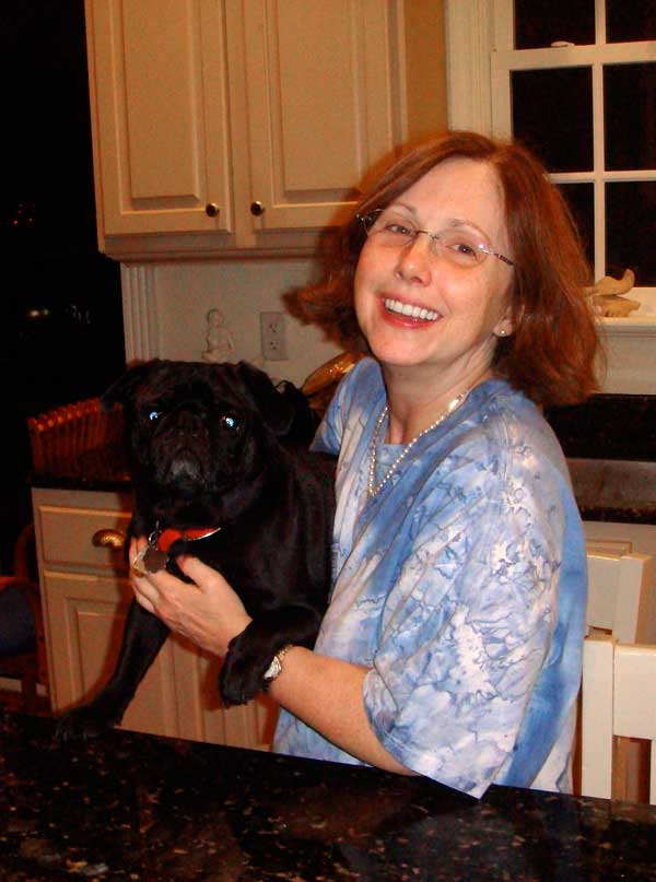 Dr. Patti with “Pete The Pug” in Gainesville, Florida.