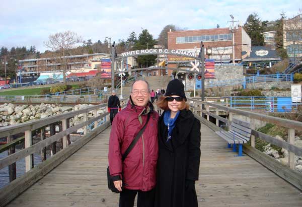 Dr. Patti and her husband visit Vancouver